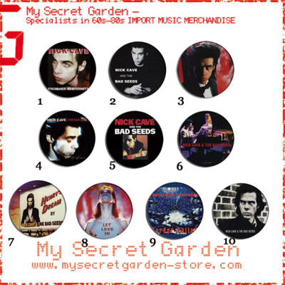 Nick Cave And The Bad Seeds - From Her To Eternity, The Good Son Album Pinback Button Badge Set ( or Hair Ties / 4.4 cm Badge / Magnet / Keychain Set )